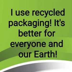 Please reuse reduce and recycle!